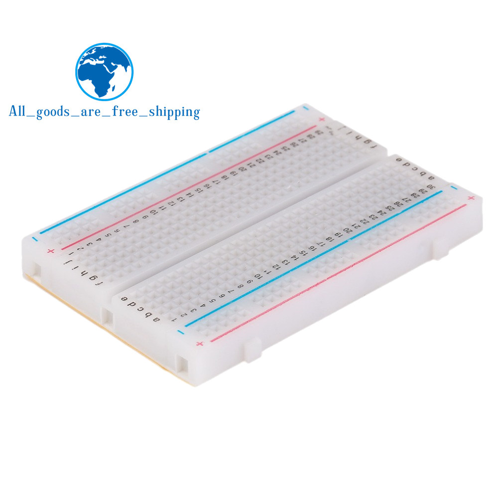 Diy Electronics Breadboard - 1/3 szt. 8,5x5,5cm 400 punktów połączeń