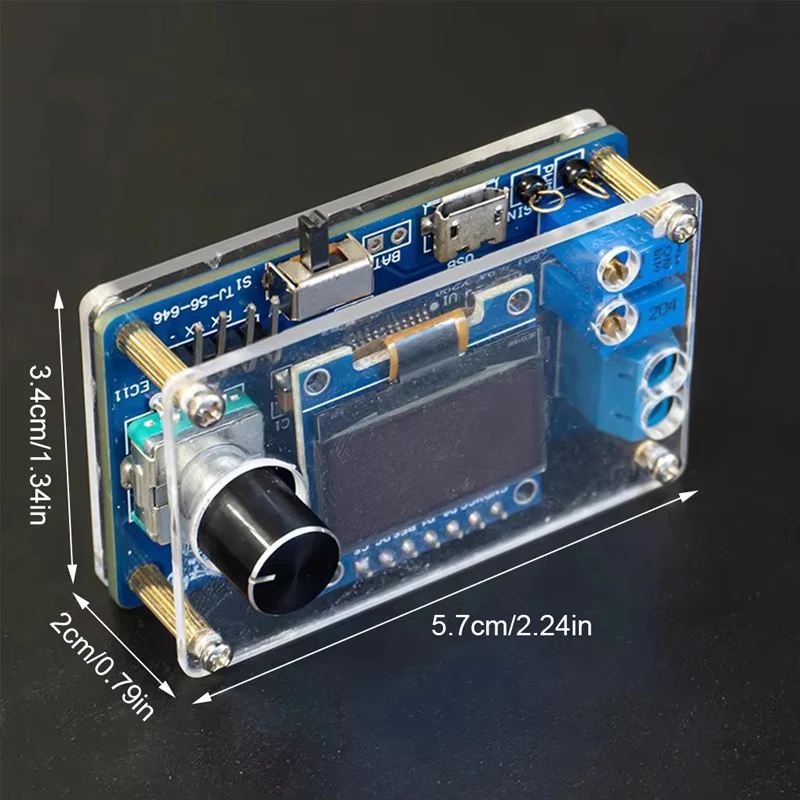 Oscilloscope Dso Mini - STC8K8A zestaw mikrokontrolera DIY Mini-DSO LCD