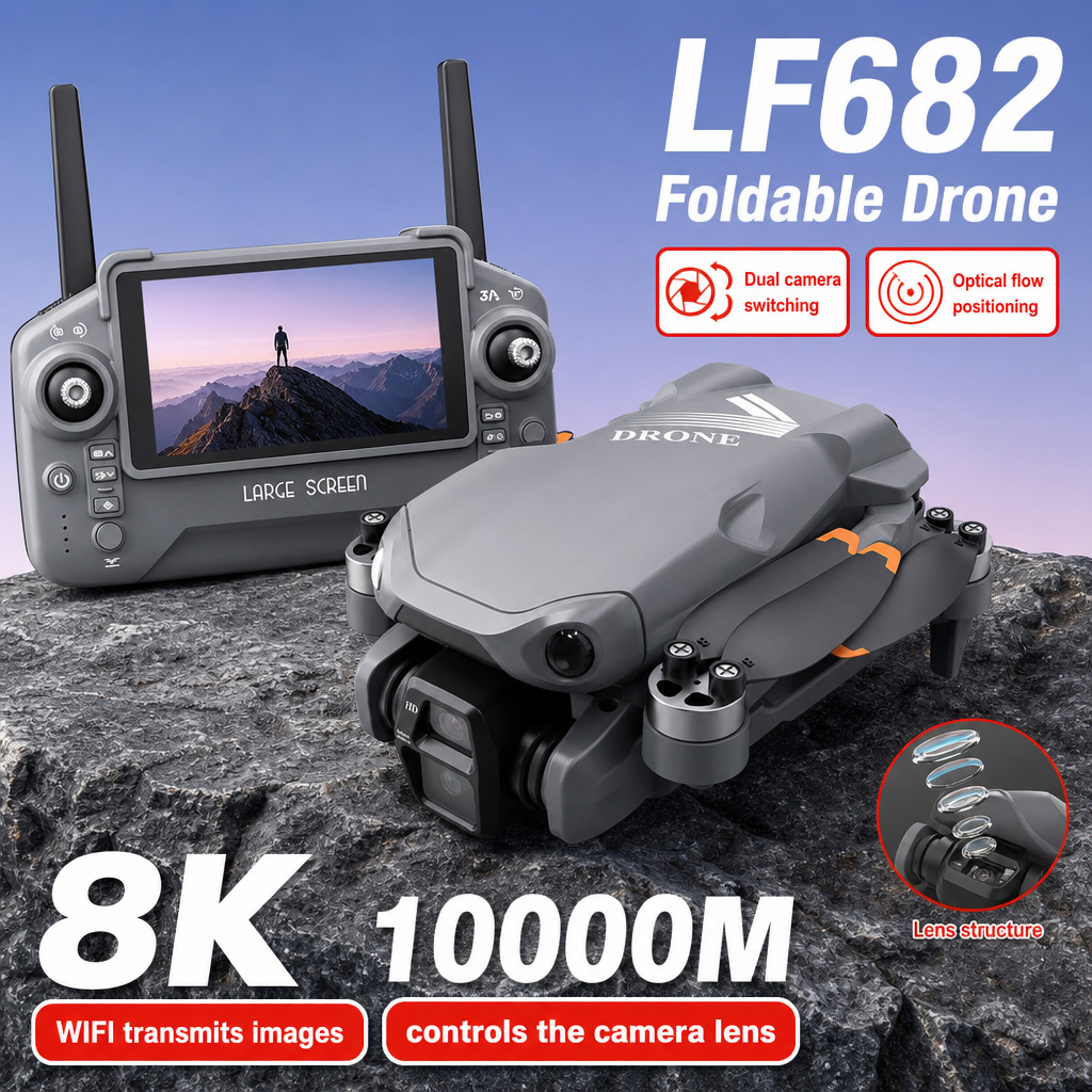 Diy Rc Electronics - Zdjęcia lotnicze z drona LF682, 8K