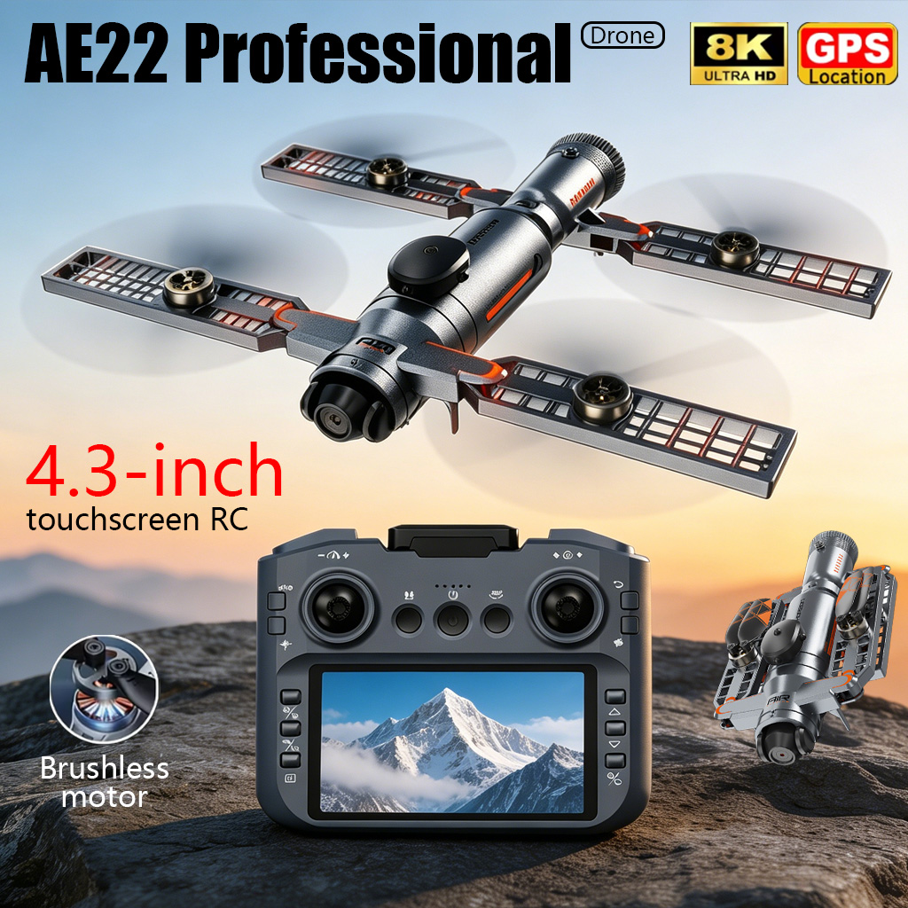 Diy Rc Electronics - Ulepszony składany dron AE22 PRO MAX