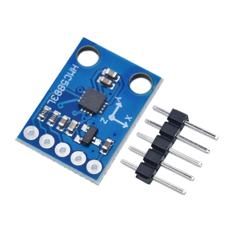 Diy Electronics Test Equipment - Moduł magnetometru trójosiowego GY 273 QMC5883P
