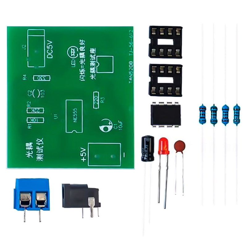 Diy Electronics Test Equipment - Zestaw do testowania transoptorów Płyta Praktyka