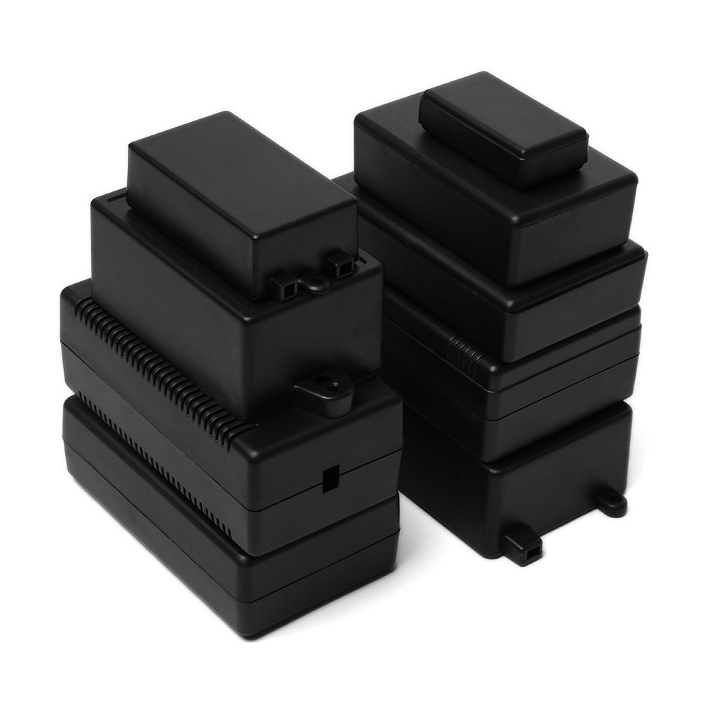 Diy Box Electronics Mall - 1 szt. Czarny plastikowy wodoodporny DIY
