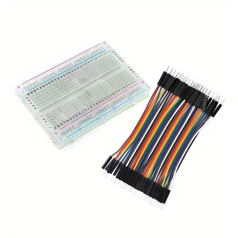 Diy Electronics Breadboard - 1 szt. 400 punktów przezroczysty Mini