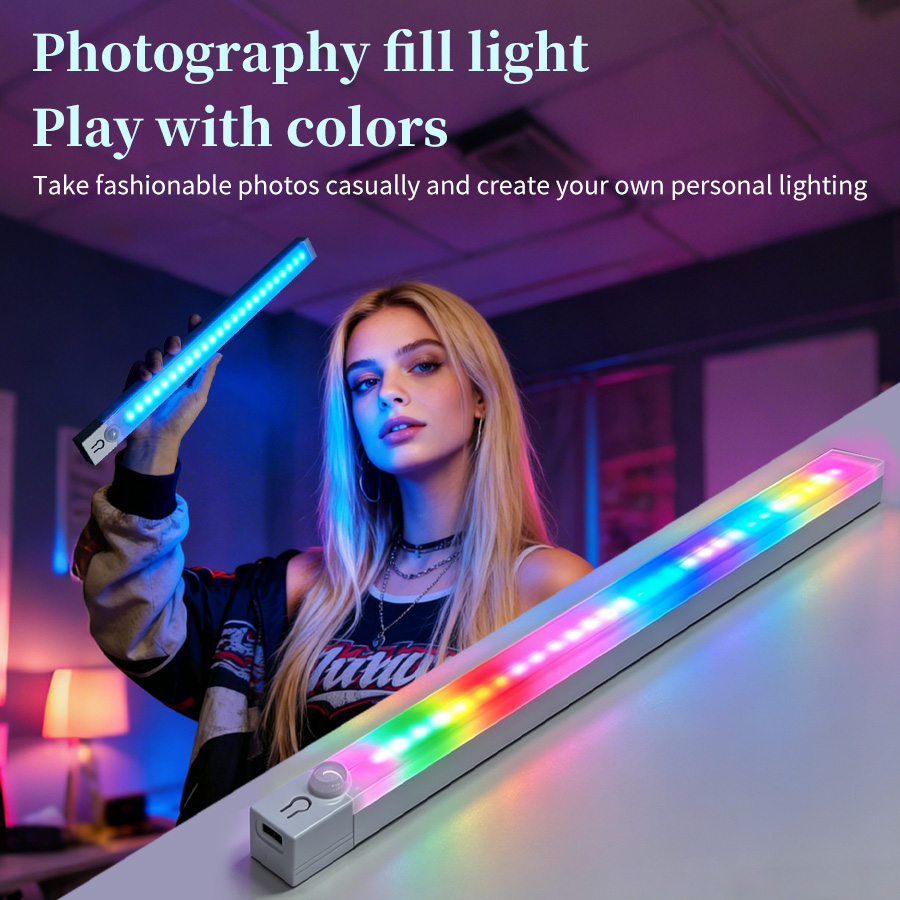Ldr Light Sensor - Magnetyczna lampka LED RGB do szafki