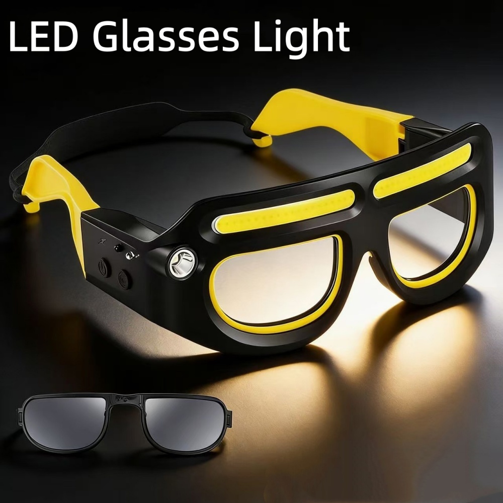 Ldr Light Sensor - Okulary LED z lampą czołową, ładowane
