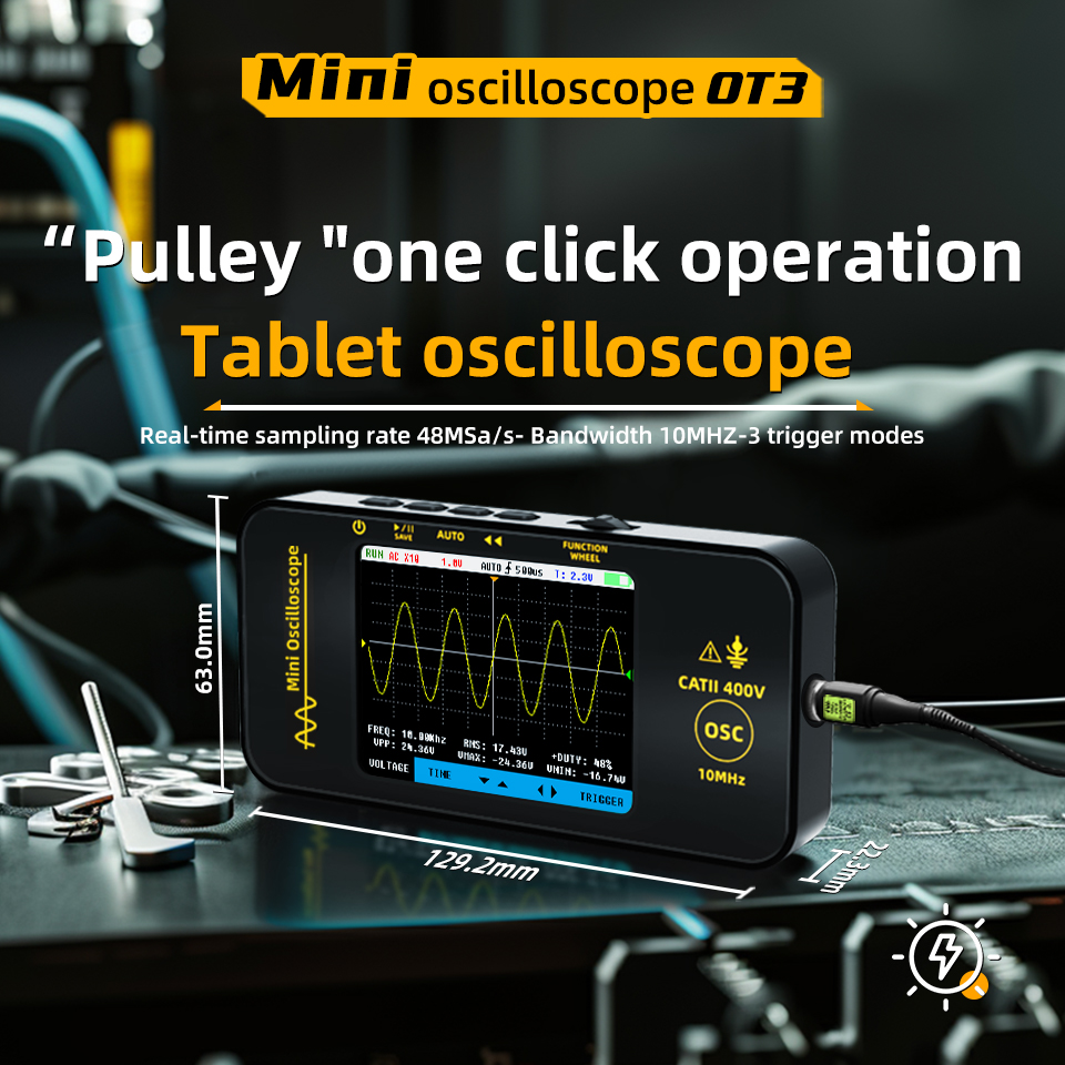 Oscyloskop ręczny BSIDE OT3 3, – Oscilloscope Dso Mini recenzja i cena