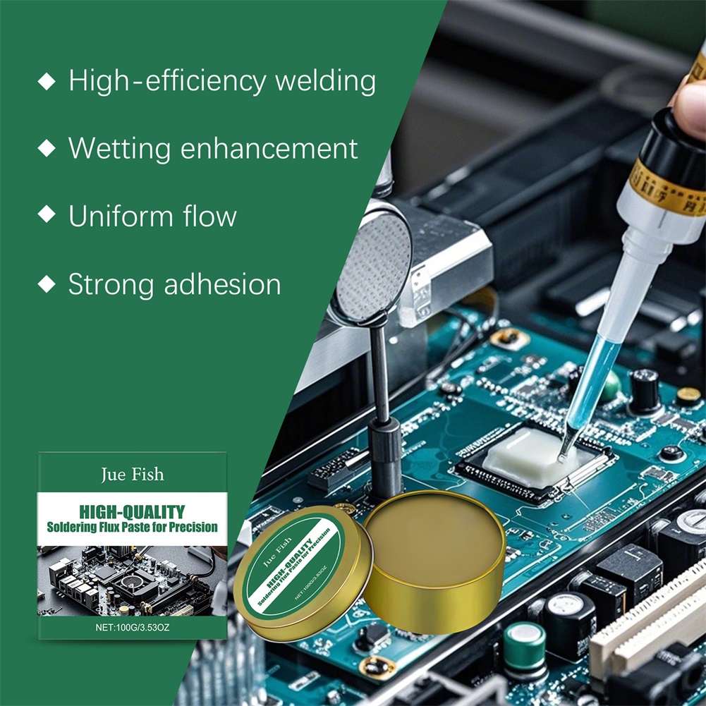 100g pasta lutownicza, topnik  – Diy Electronics Flux recenzja i cena