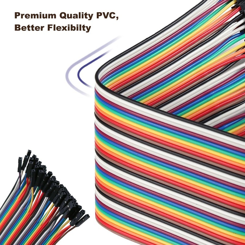 Zestaw przewodów typu ribbon D – Diy Electronics Breadboard recenzja i cena