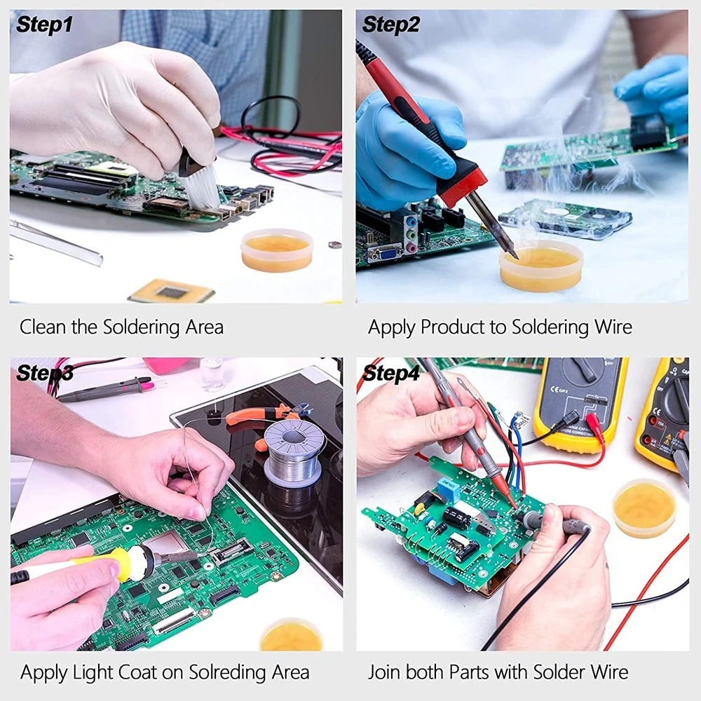 Nowa pasta lutownicza do lutow – Diy Electronics Flux recenzja i cena