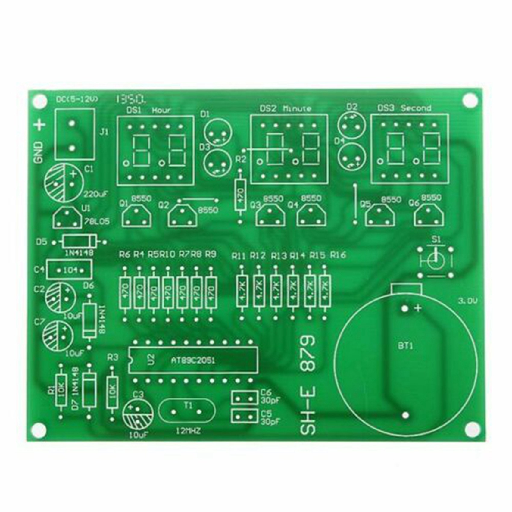 Zestaw T31C-3 AT89C2051 6-cyfr – Diy Electronics Flux recenzja i cena