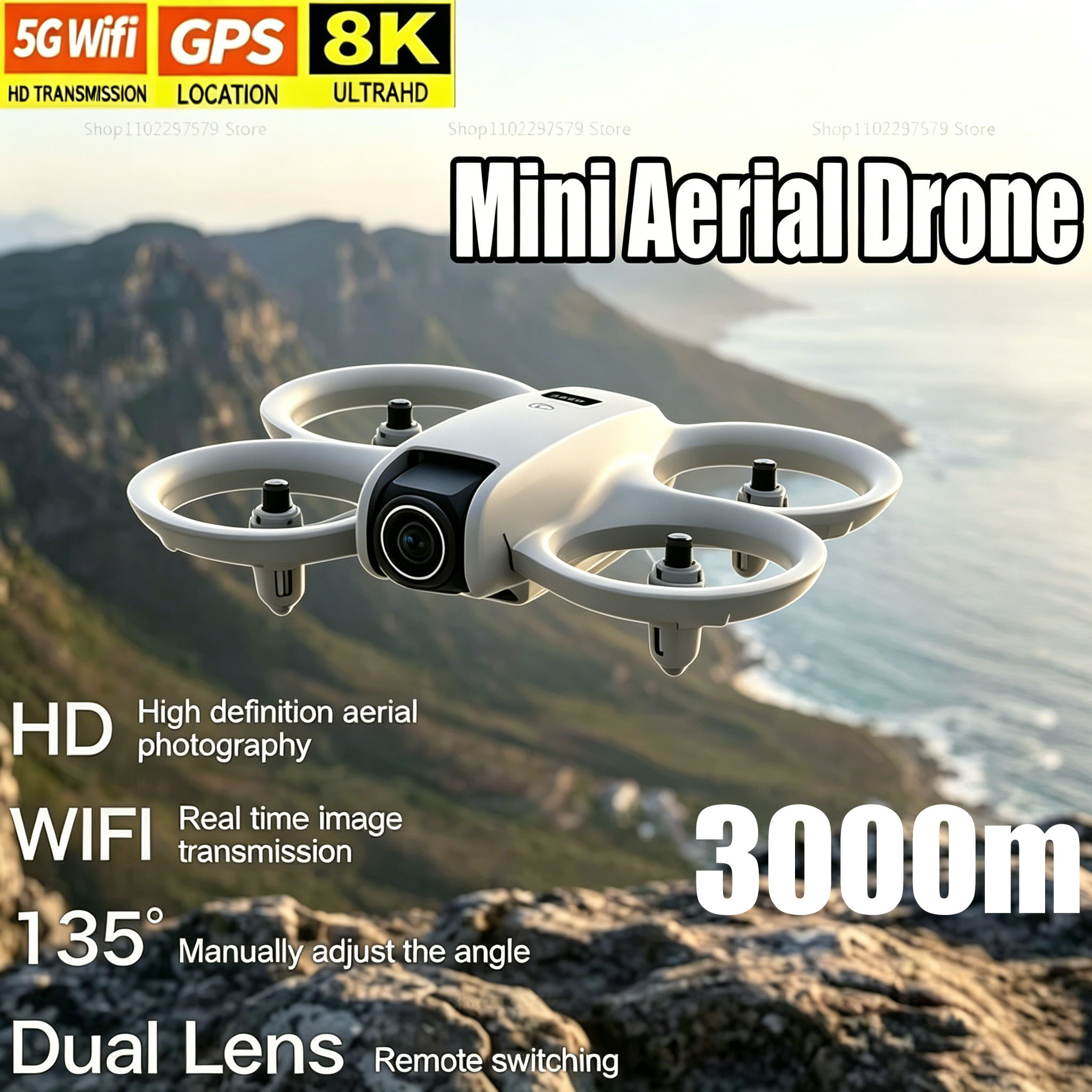 Mini Dron z Kamerą 8K HD FPV S – Diy Rc Electronics recenzja i cena