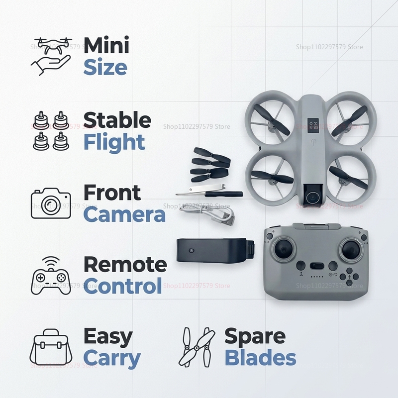 Mini Dron z Kamerą 8K HD FPV S – Diy Rc Electronics recenzja i cena