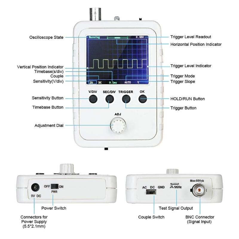Przenośny zestaw analizatora s – Oscilloscope Dso Mini recenzja i cena