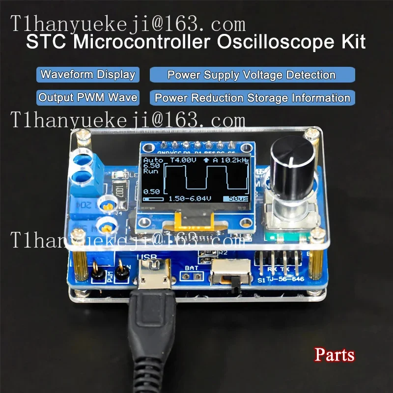 Zestaw mikrokontrolera STC8K8A – Oscilloscope Dso Mini recenzja i cena