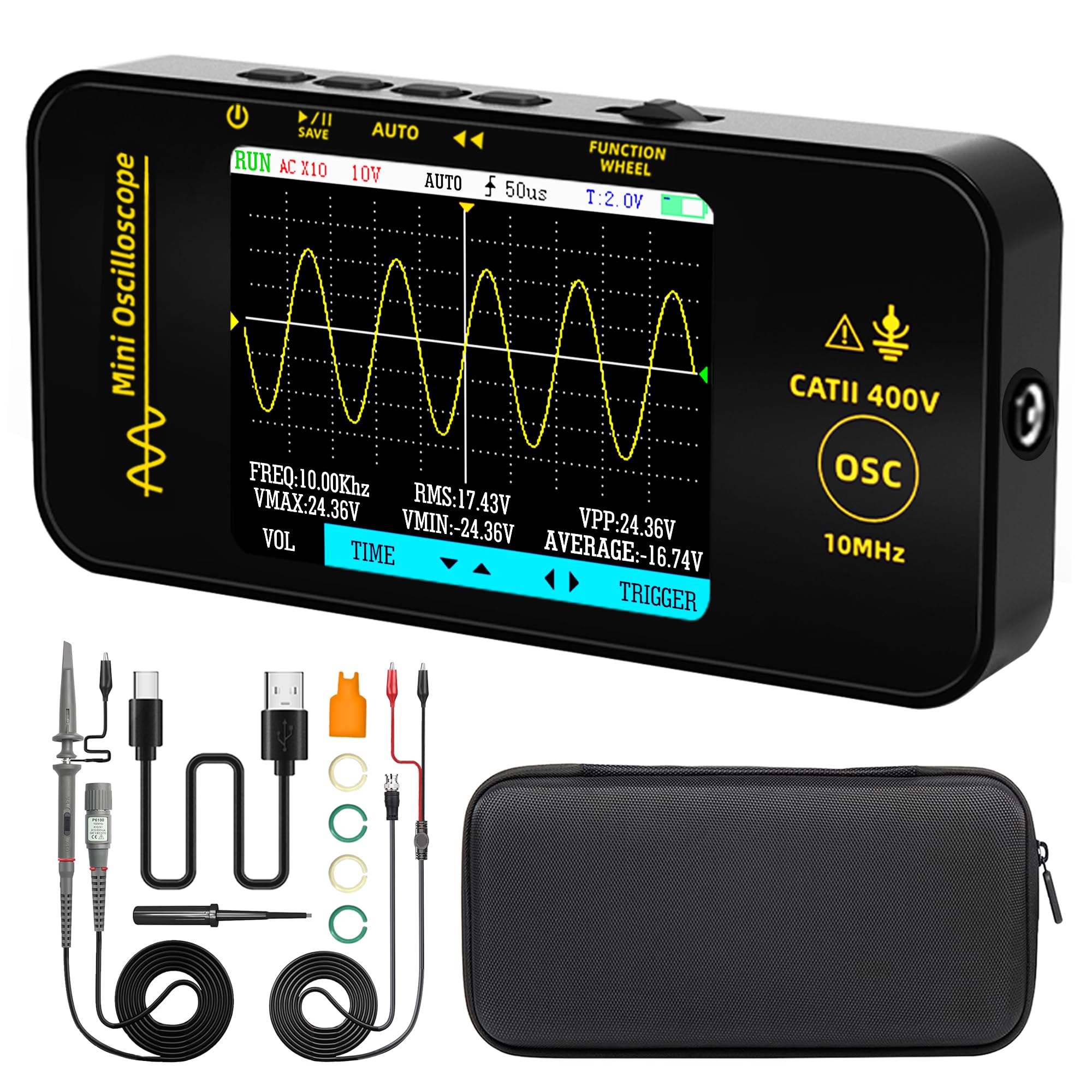 Mini oscyloskop cyfrowy BSIDE  – Oscilloscope Dso Mini recenzja i cena