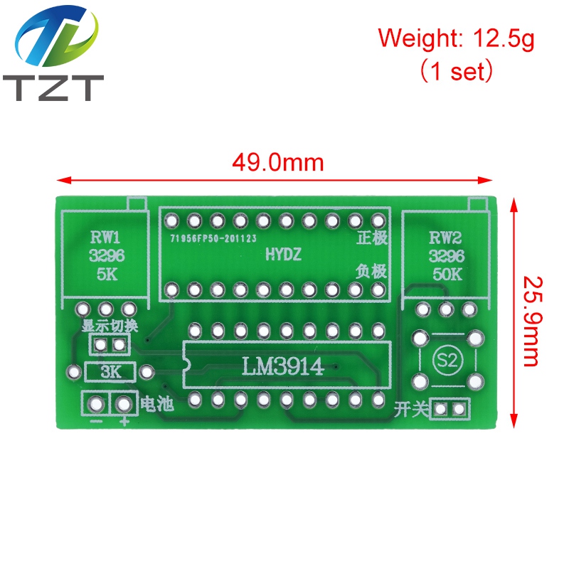 1/3 SZT. LM3914 10-segmentowy  – Diy Electronics Test Equipment recenzja i cena
