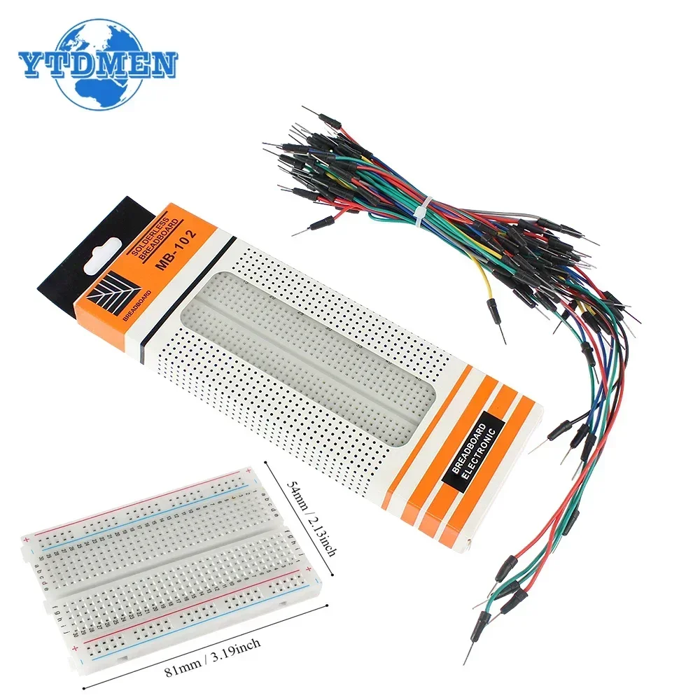 MB-102 Breadboard 400 830 punk – Diy Electronics Breadboard recenzja i cena