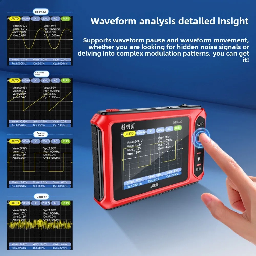NF-622 Mini Przenośny Cyfrowy  – Oscilloscope Dso Mini recenzja i cena
