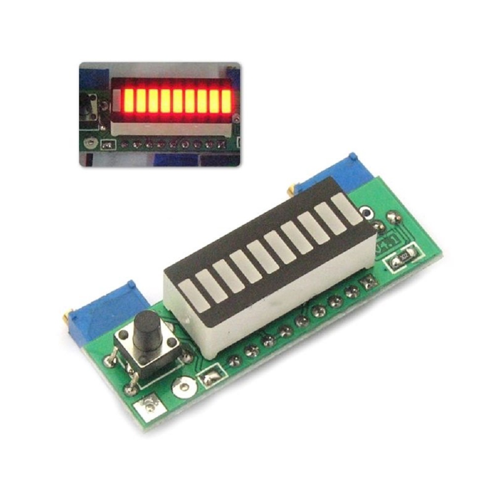 LM3914 10-segmentowy moduł wsk – Diy Electronics Test Equipment recenzja i cena